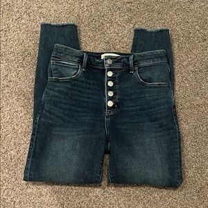 Abercrombie & Fitch Deep Indigo Skinny Jeans